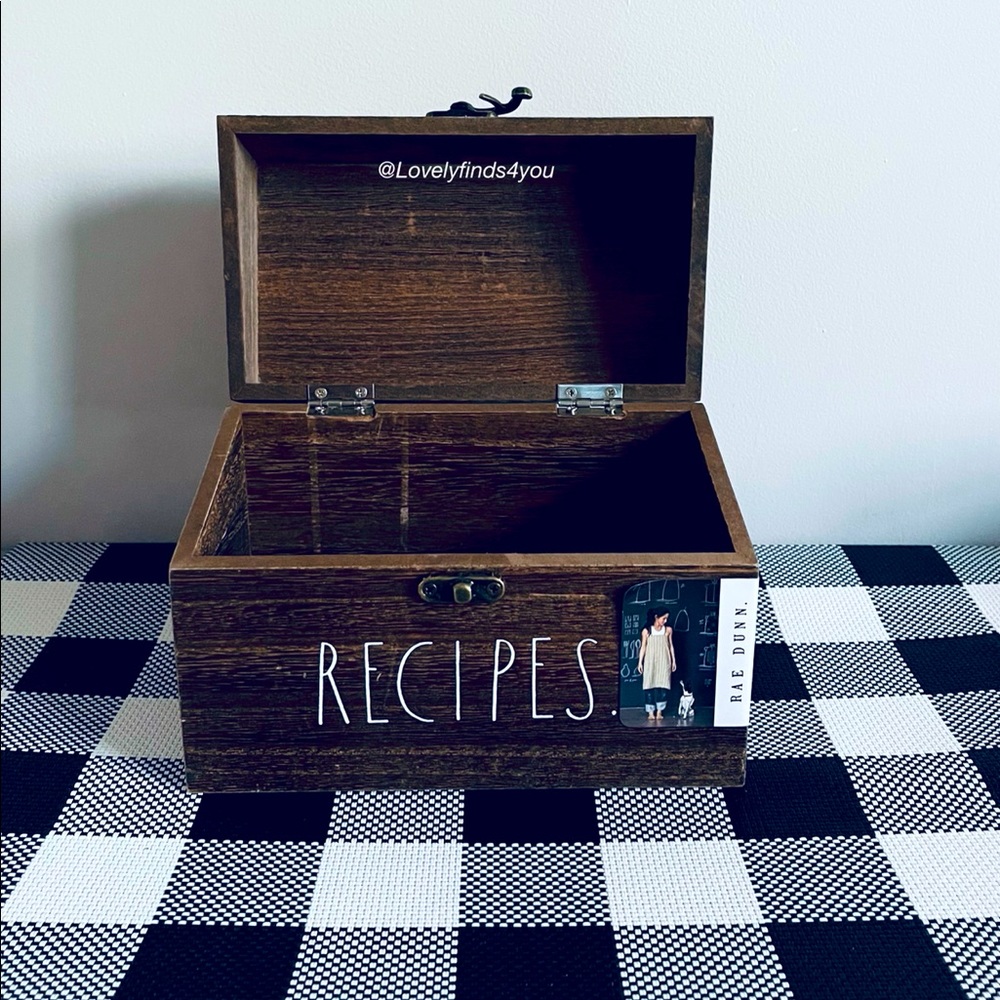 NEW Rae Dunn RECIPES Box - Picture 2 of 5